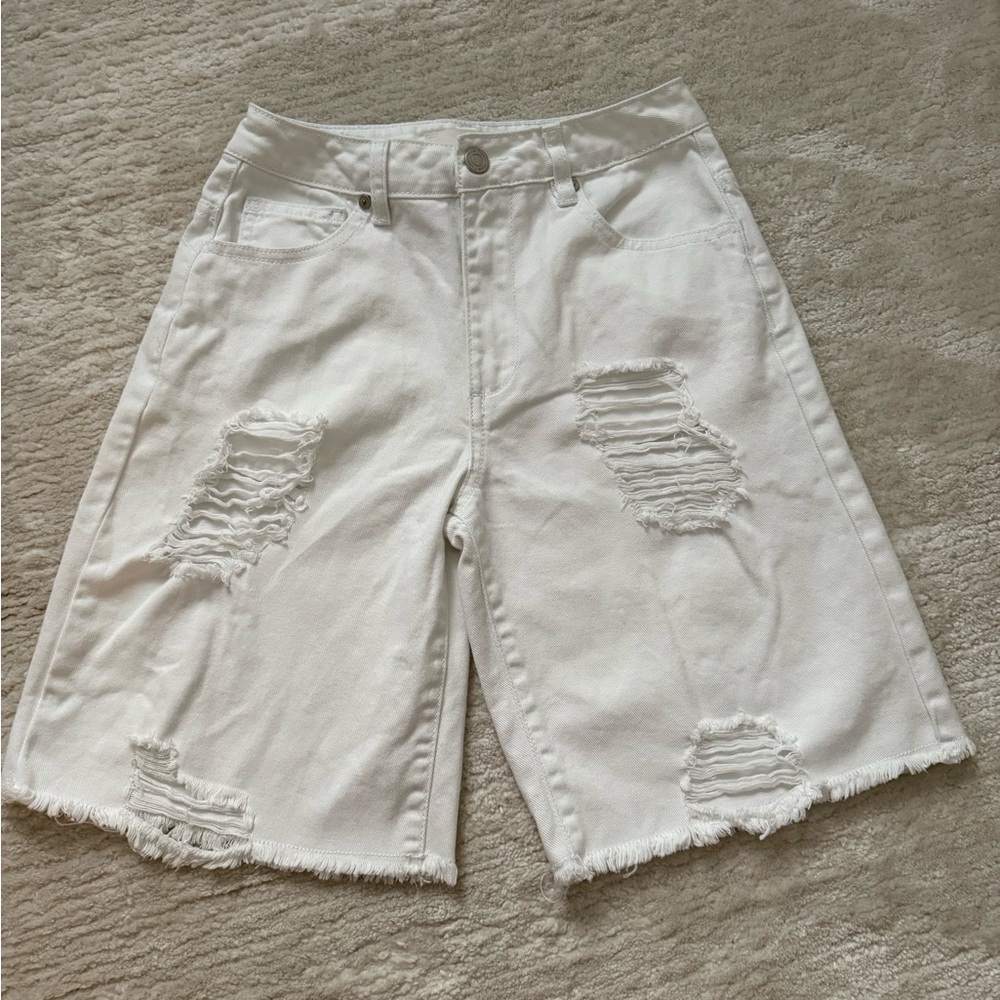 Habitual Girl Shorts, 14, White - Picture 2 of 6